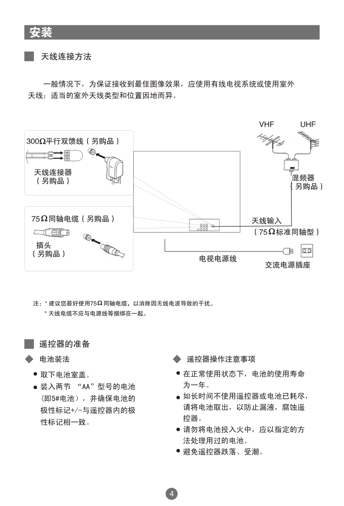 海尔21FA18-AMM彩电使用说明书-6