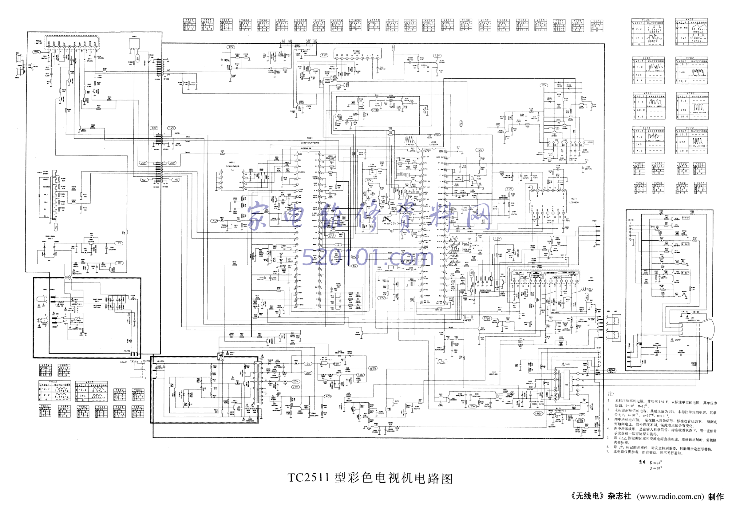 海信TC2511彩电图纸-0 海信TC2511彩电图纸-0