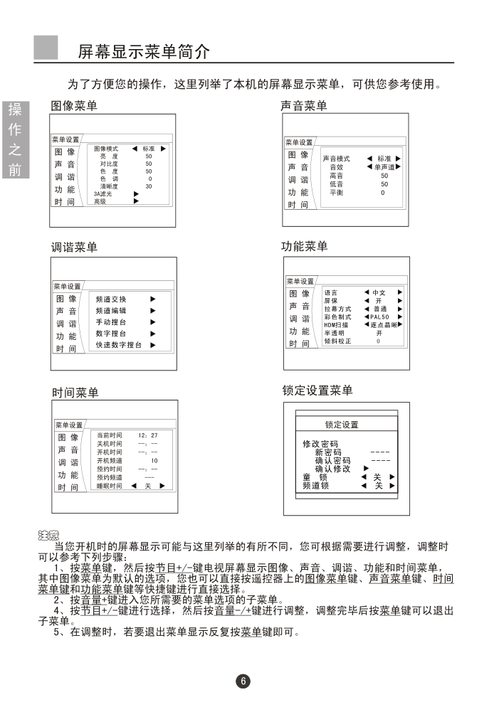 海尔D29FA11-AKM彩电说明书-8 海尔D29FA11-AKM彩电说明书-8