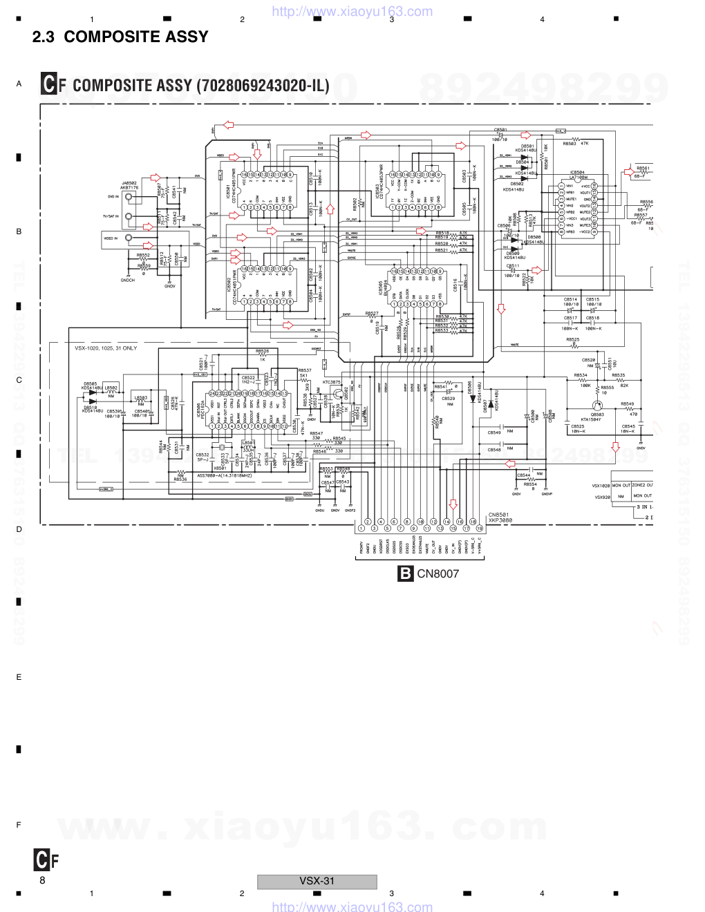 先锋PIONEER VSX-925-K电路图-7 先锋PIONEER VSX-925-K电路图-7