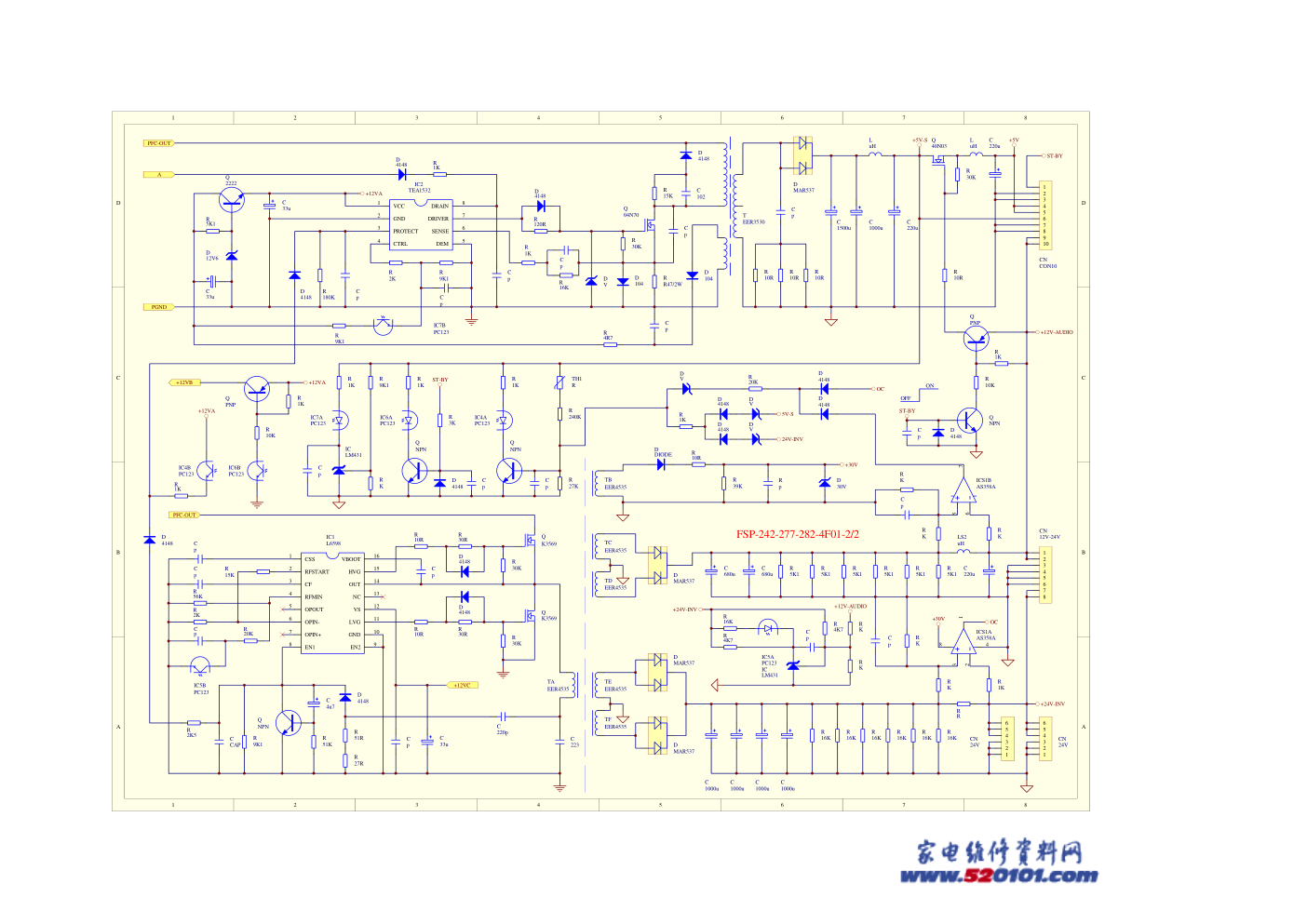 长虹LT37600电源图纸FSP282-4F01 PDF格式-1