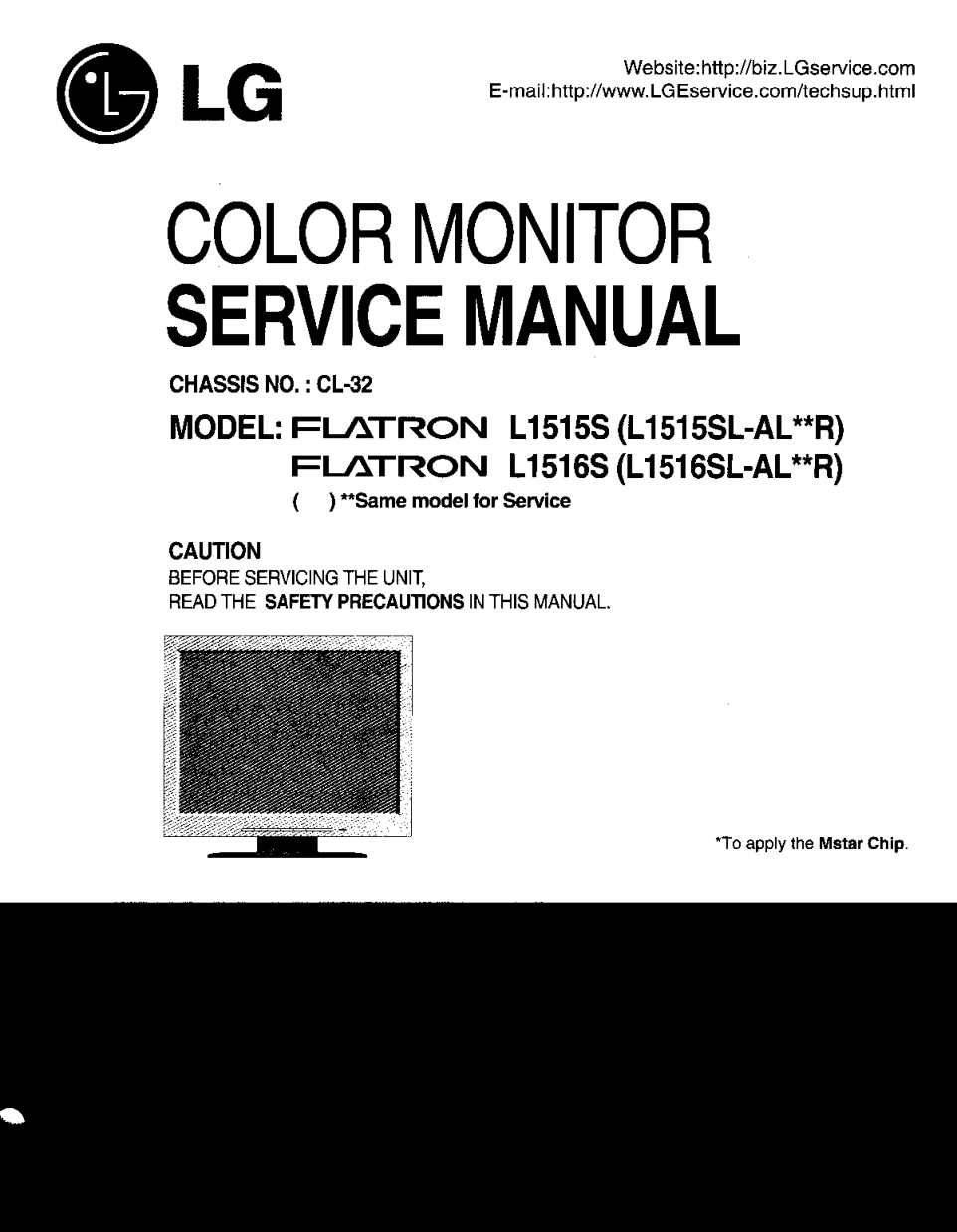 LG L1516S液晶显示器电路原理图-0 LG L1516S液晶显示器电路原理图-0