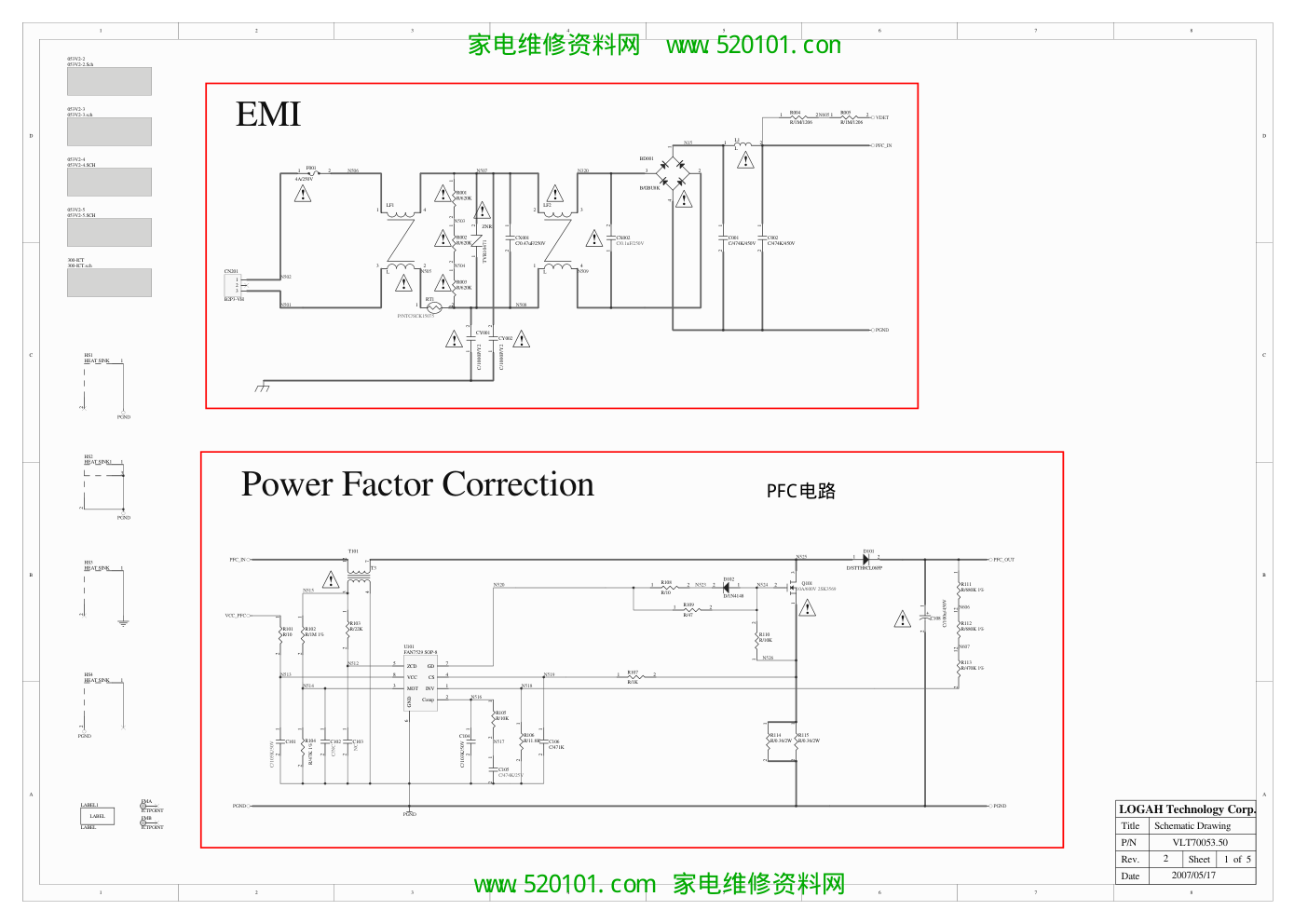 康佳LC26EC26-1(力信二合一)(34004684)(26ES机)电源图-0 康佳LC26EC26-1(力信二合一)(34004684)(26ES机)电源图-0