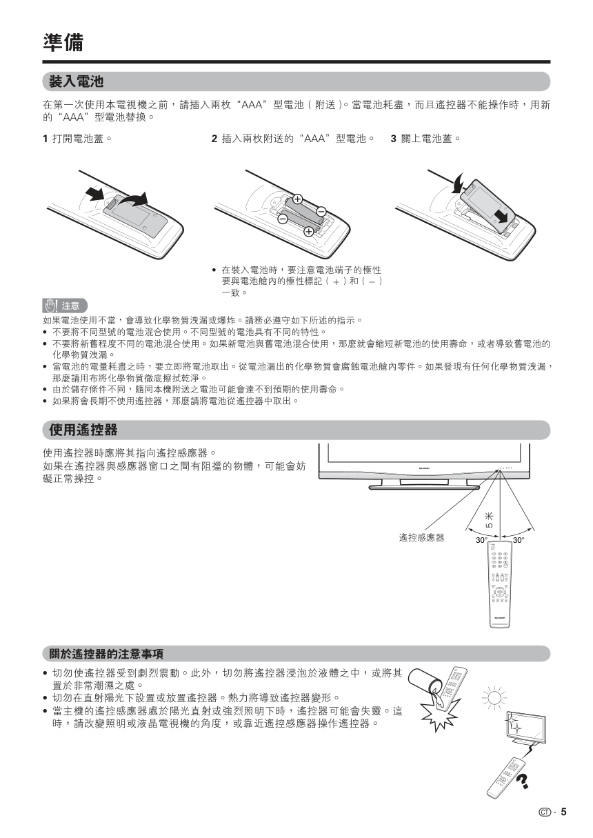 声宝LC-46P7H型液晶电视机说明书-6 声宝LC-46P7H型液晶电视机说明书-6