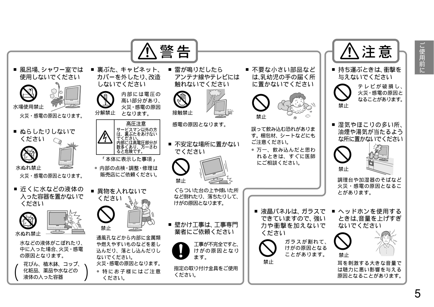 Panasonic TH-20LA50电视使用说明书-4