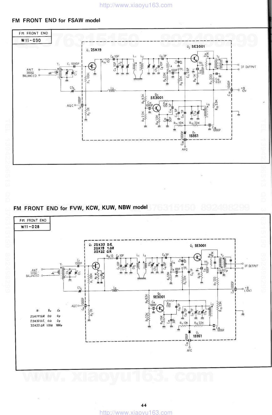 先锋PIONEER SX-990电路图-7