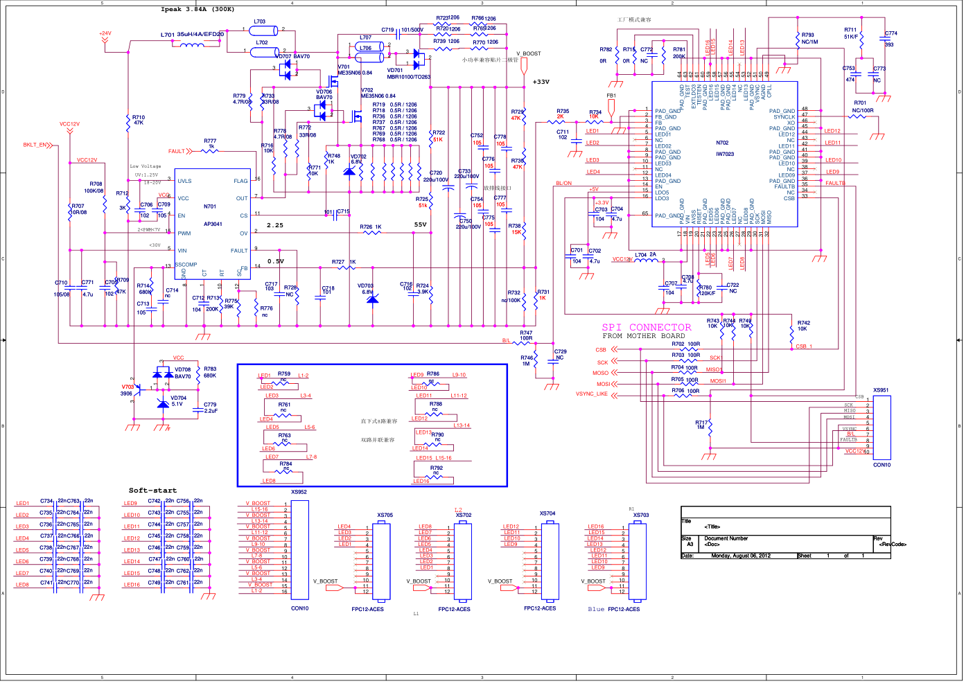 康佳LED46M5100NE液晶电视35016997板(MSD6I981BTA机芯)电路原理图-2 康佳LED46M5100NE液晶电视35016997板(MSD6I981BTA机芯)电路原理图-2