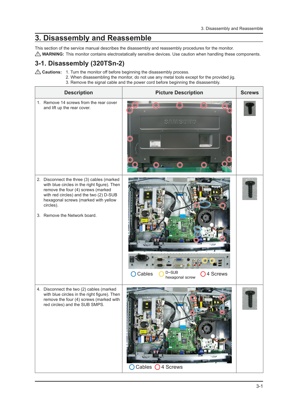 三星460TSn-2液晶显示器维修手册和原理图-3