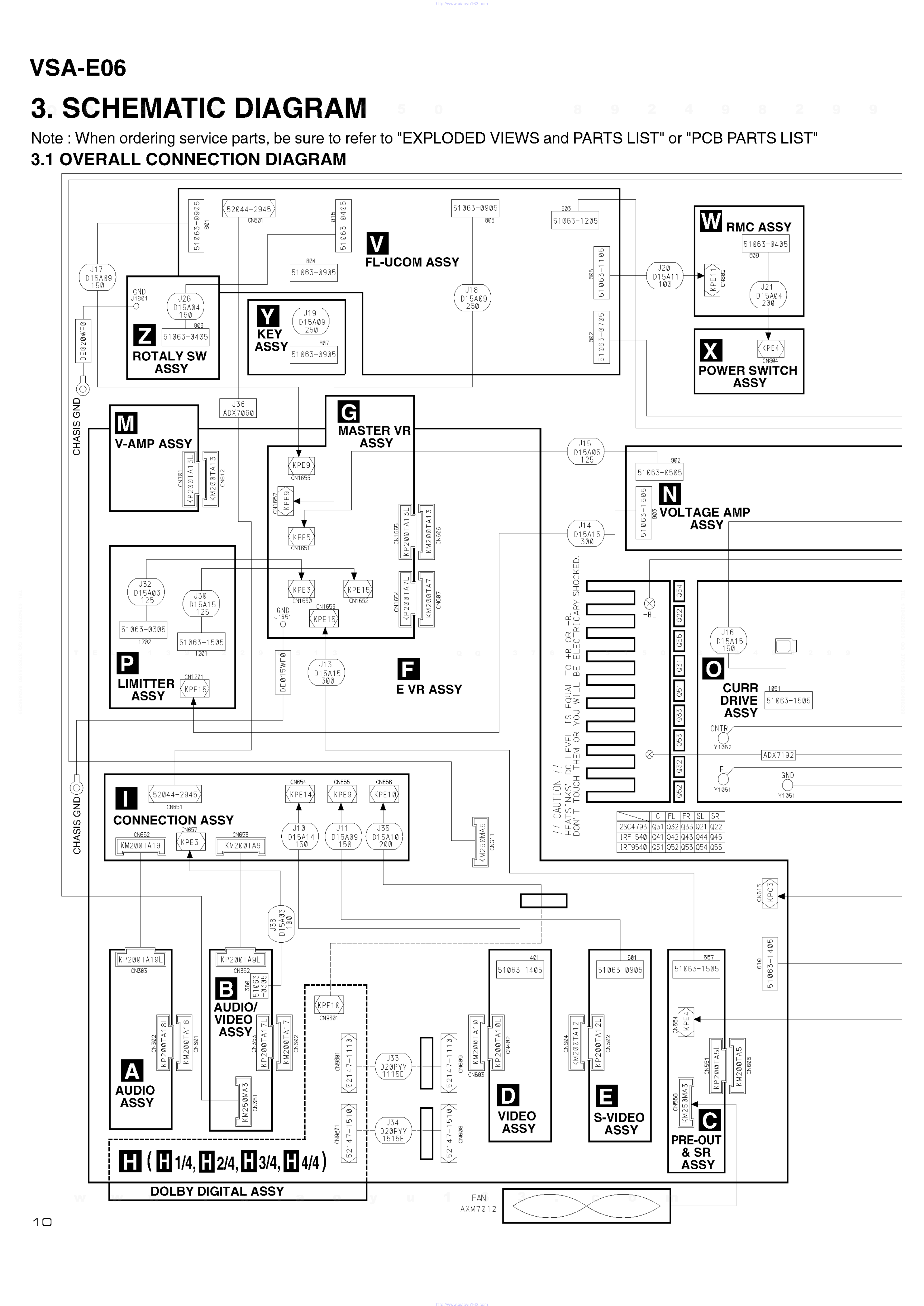 先锋PIONEER VSA-E06电路图-9 先锋PIONEER VSA-E06电路图-9