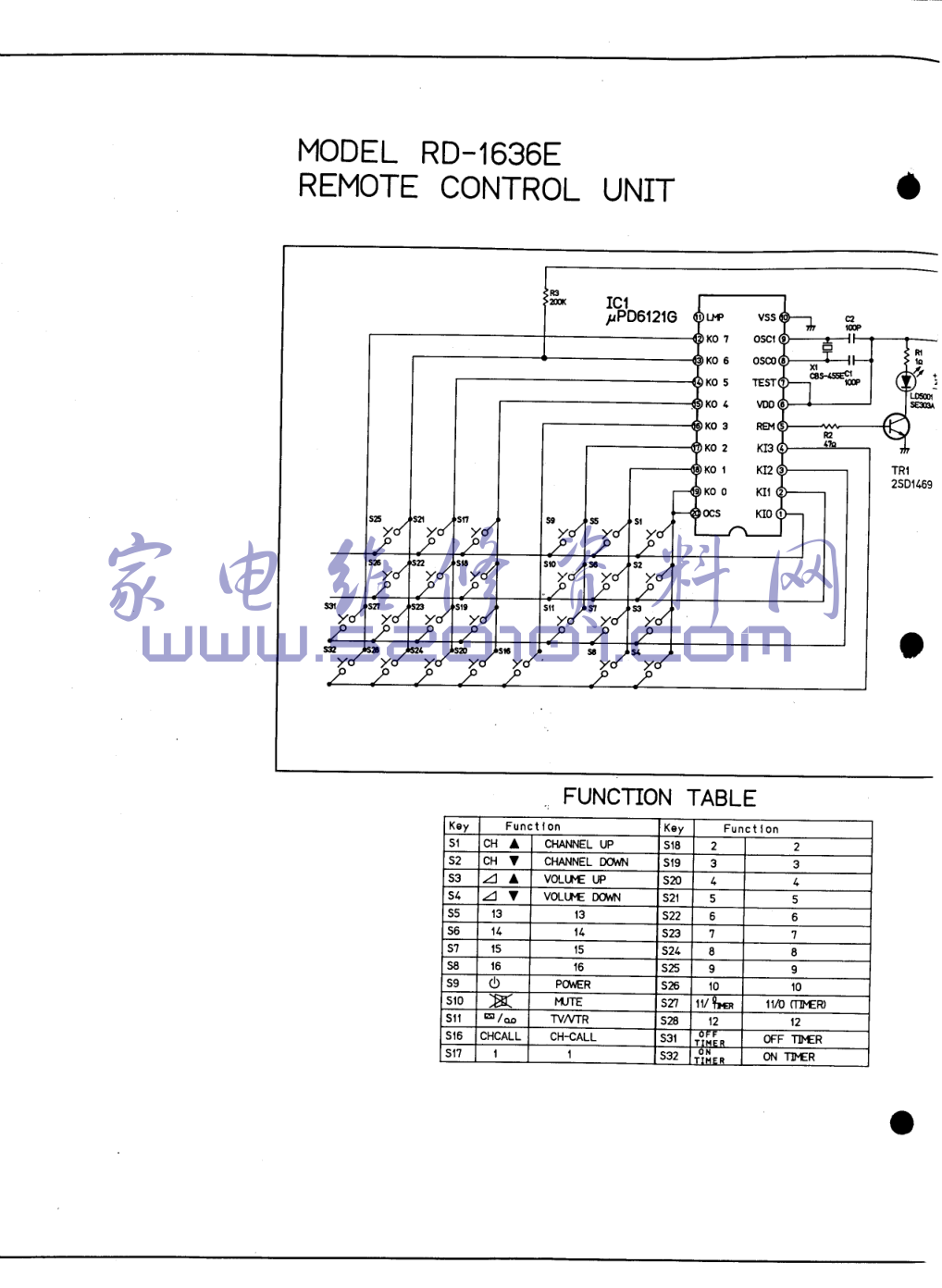 NEC FS2140SK彩电图纸-7 NEC FS2140SK彩电图纸-7