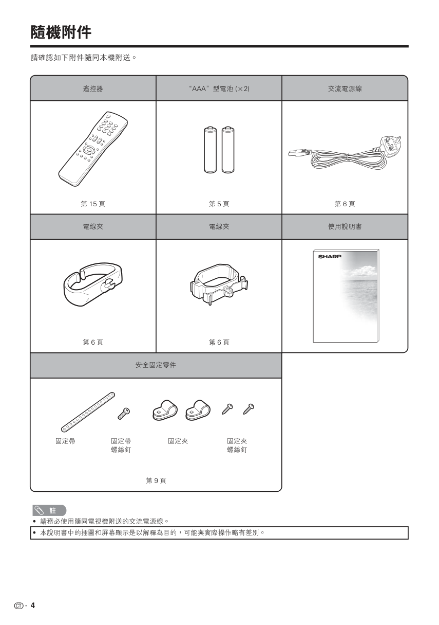 声宝LC-42G7H型液晶电视机说明书-4 声宝LC-42G7H型液晶电视机说明书-4