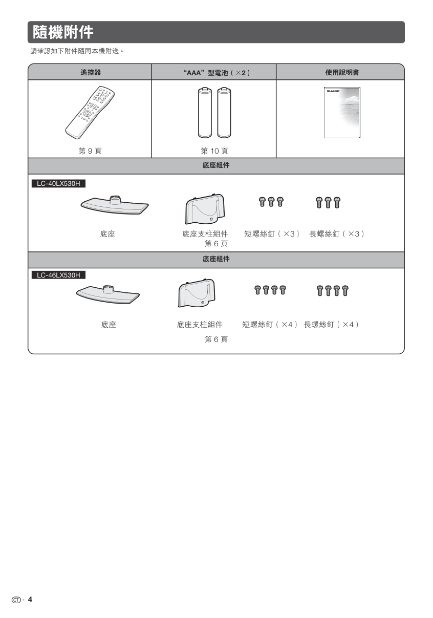 声宝LC-46LX530H型液晶电视机说明书-4 声宝LC-46LX530H型液晶电视机说明书-4
