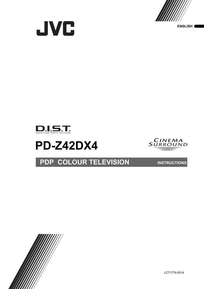 JVC胜利PD-Z42DX4等离子彩电使用说明书-0 JVC胜利PD-Z42DX4等离子彩电使用说明书-0