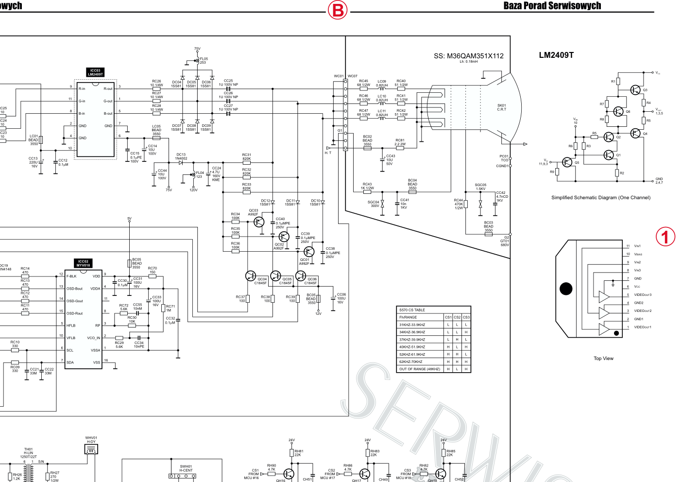 现代S570显示器电路原理图-2 现代S570显示器电路原理图-2