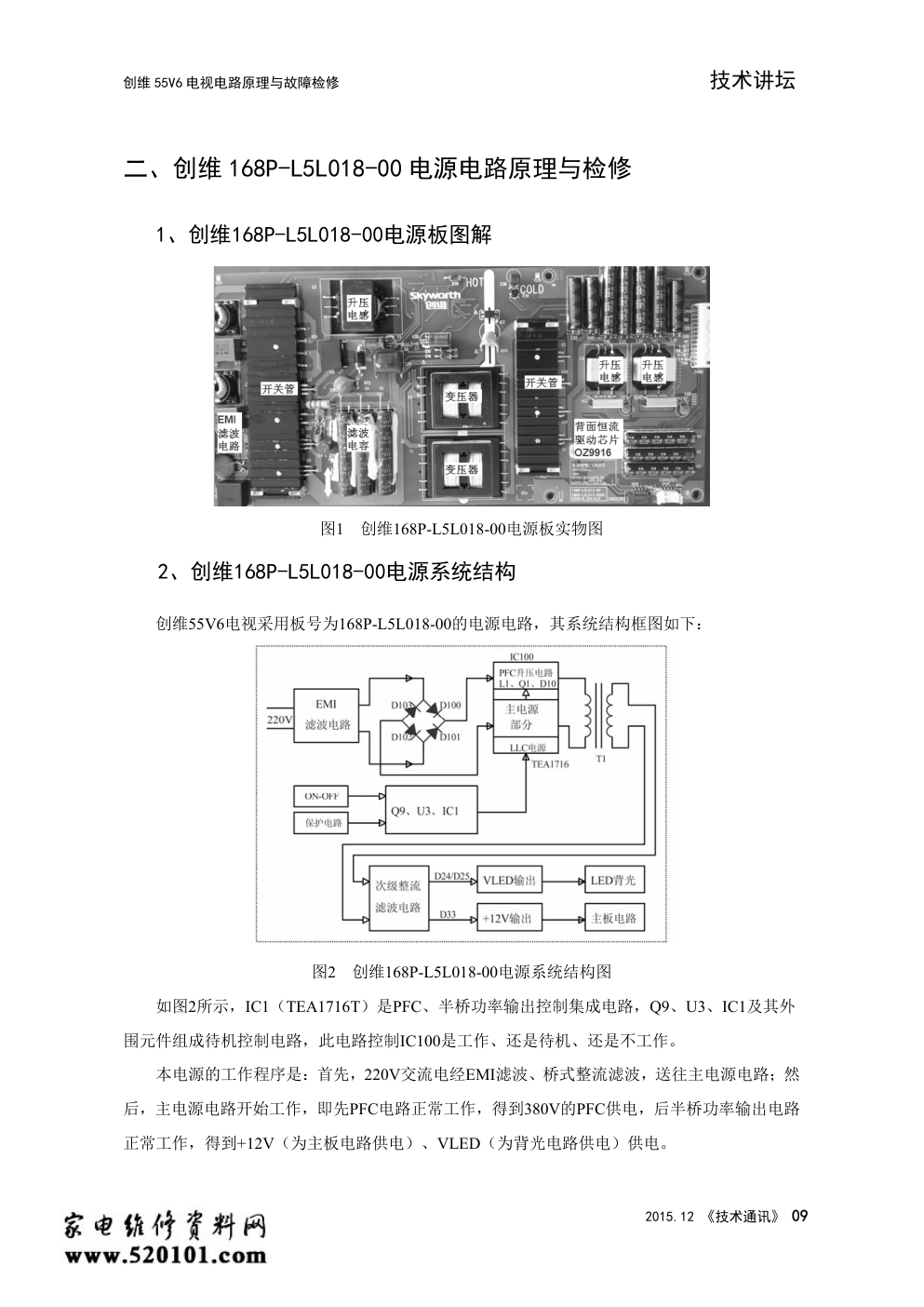创维液晶168P-L5L018-00电源板维修手册-0 创维液晶168P-L5L018-00电源板维修手册-0