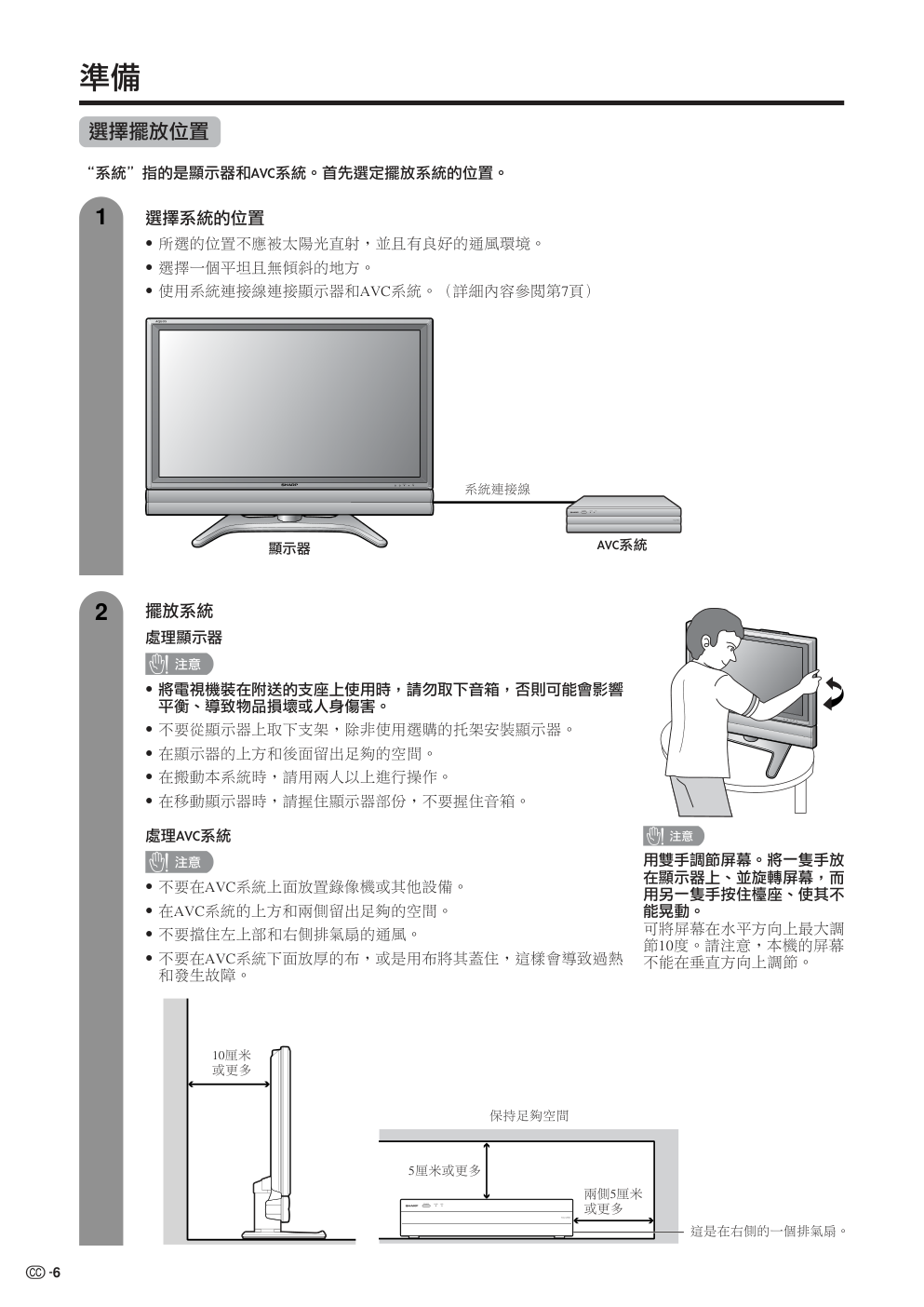 SHARP TU-45GAH液晶彩色电视机使用说明书-6 SHARP TU-45GAH液晶彩色电视机使用说明书-6
