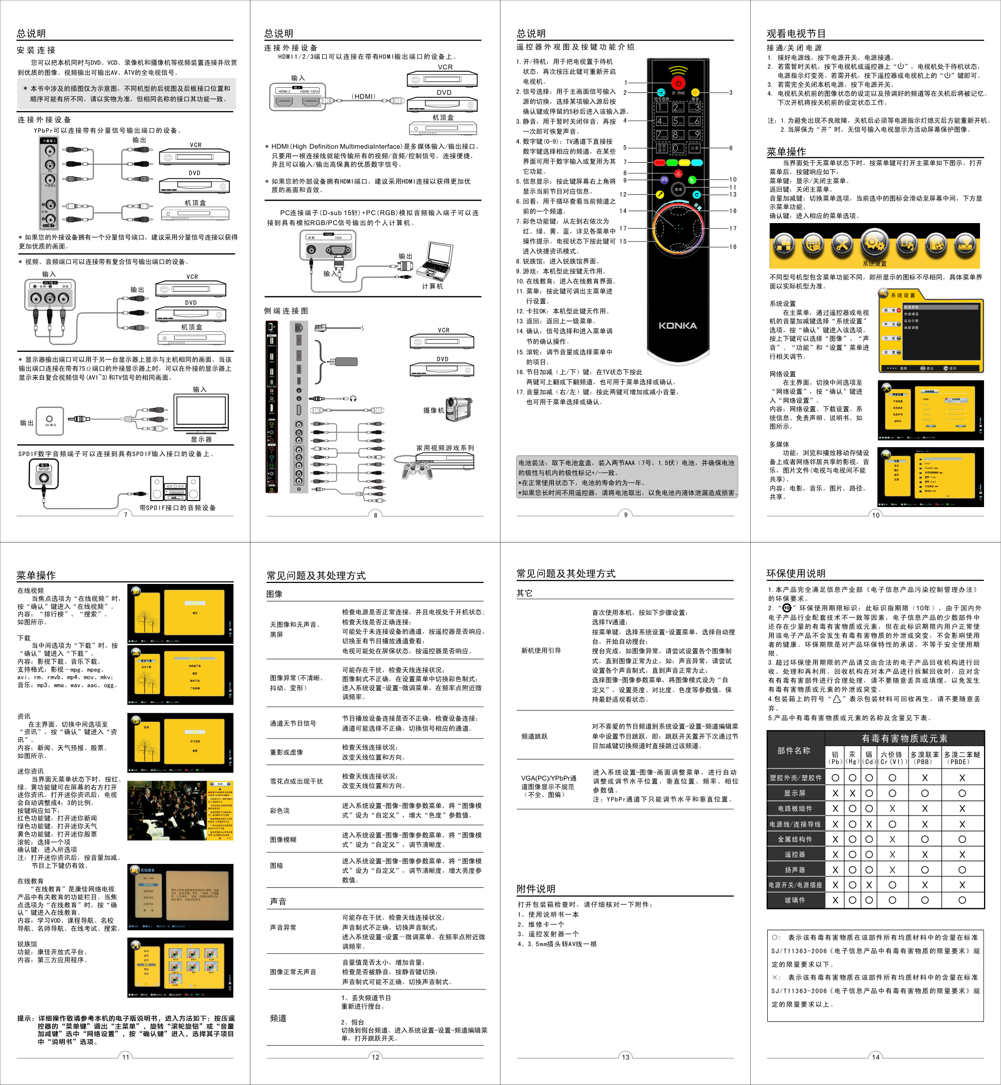 康佳LC46IS97N网络电视使用说明书-1 康佳LC46IS97N网络电视使用说明书-1