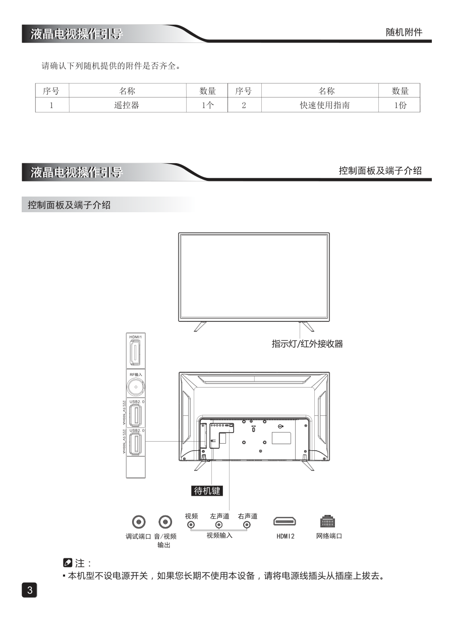 创维32E2A液晶彩电使用说明书-4 创维32E2A液晶彩电使用说明书-4