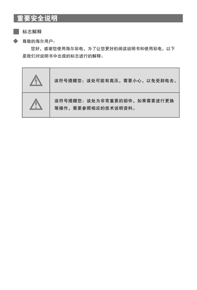 海尔21FA1-T彩电使用说明书-2 海尔21FA1-T彩电使用说明书-2