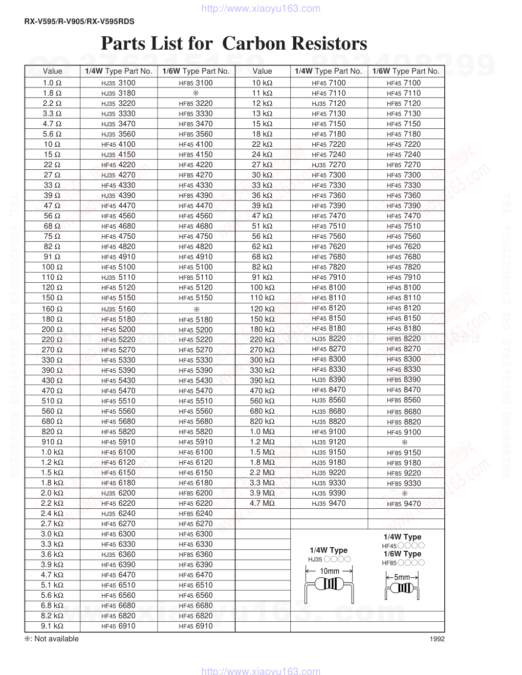 雅马哈YAMAHA RX-V595RDS电路图-8