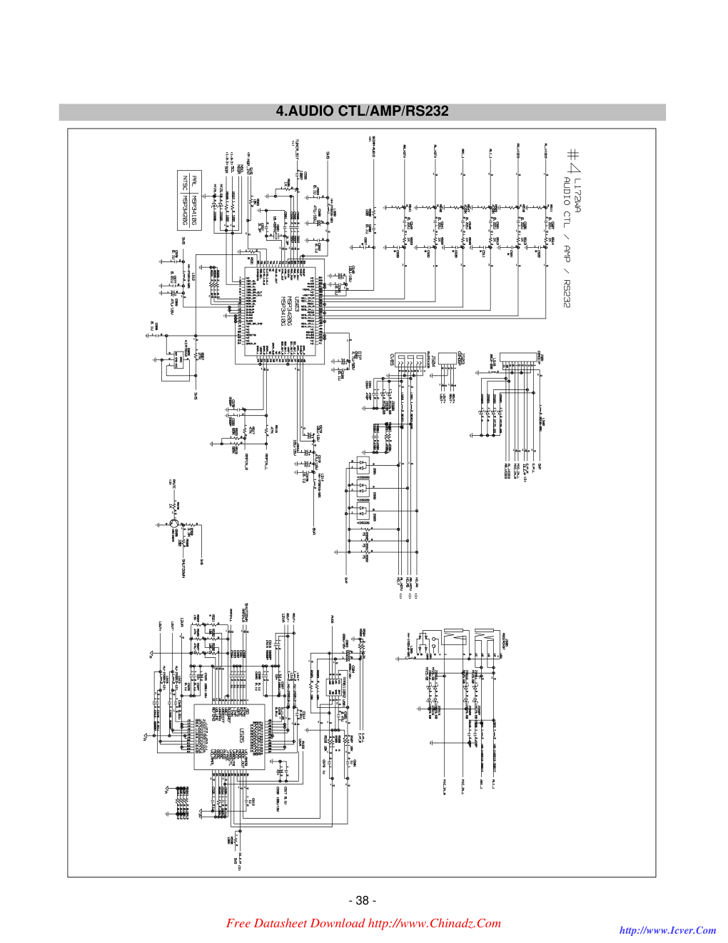 LG L172WT显示器电路原理图-4