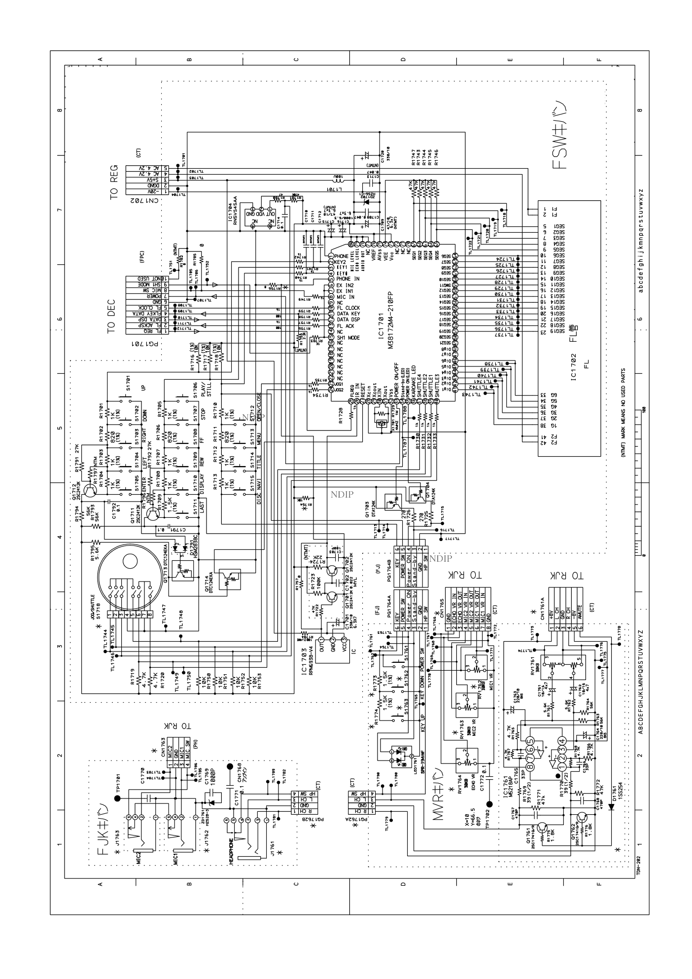 HITACHI日立DVP-250E音响电路原理图-1 HITACHI日立DVP-250E音响电路原理图-1