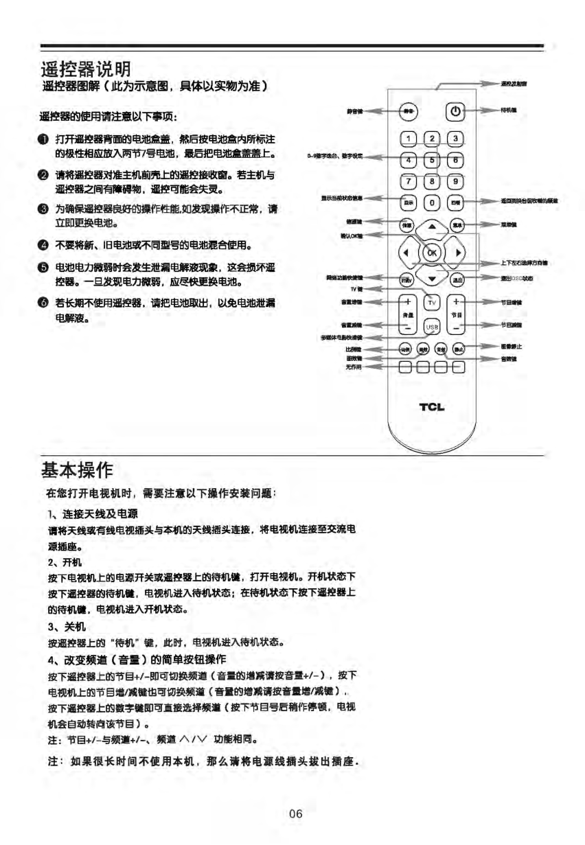 TCL王牌C46E320D彩电使用说明书-7 TCL王牌C46E320D彩电使用说明书-7
