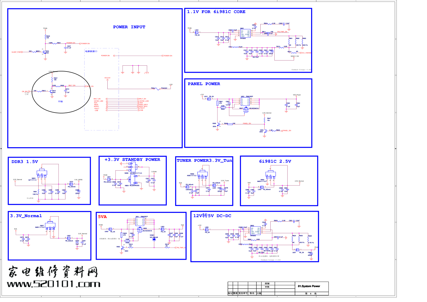 康佳LED46M5100NE液晶电视35016997板(MSD6I981BTA机芯)电路原理图-0 康佳LED46M5100NE液晶电视35016997板(MSD6I981BTA机芯)电路原理图-0