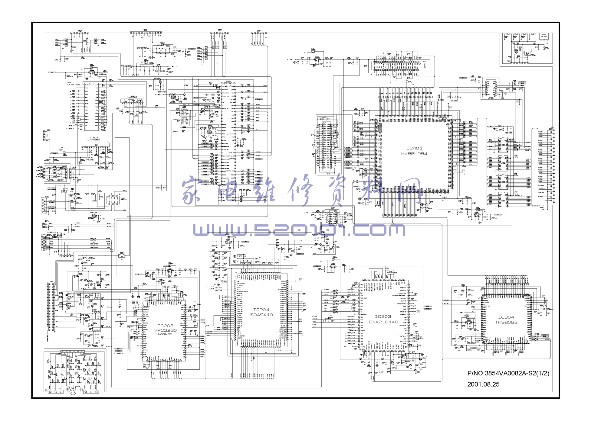 LG MZ-42PZ12彩电图纸-3 LG MZ-42PZ12彩电图纸-3