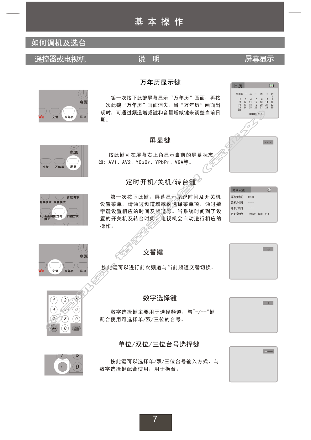创维32T88HT(6M23机芯)彩电使用说明书-6 创维32T88HT(6M23机芯)彩电使用说明书-6