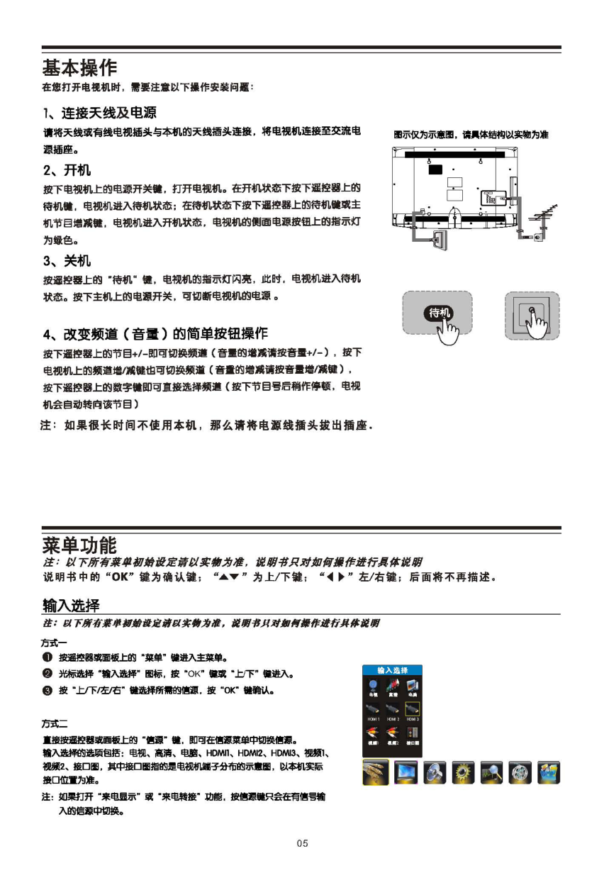 TCL王牌L46E9SFBD液晶彩电使用说明书-5