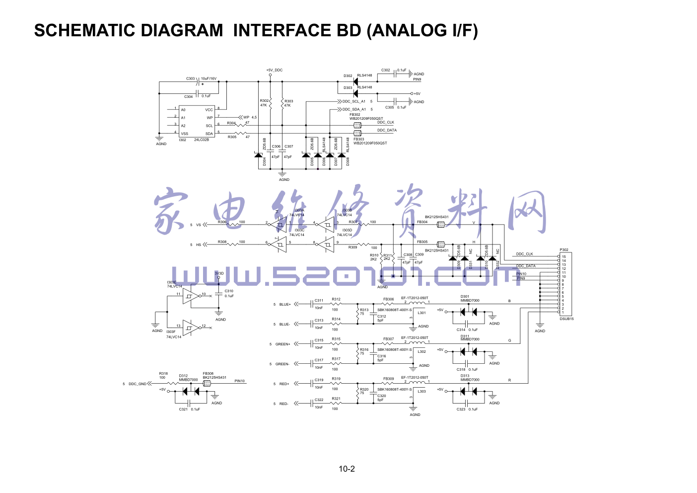 NEC LCD1701彩电图纸-2 NEC LCD1701彩电图纸-2