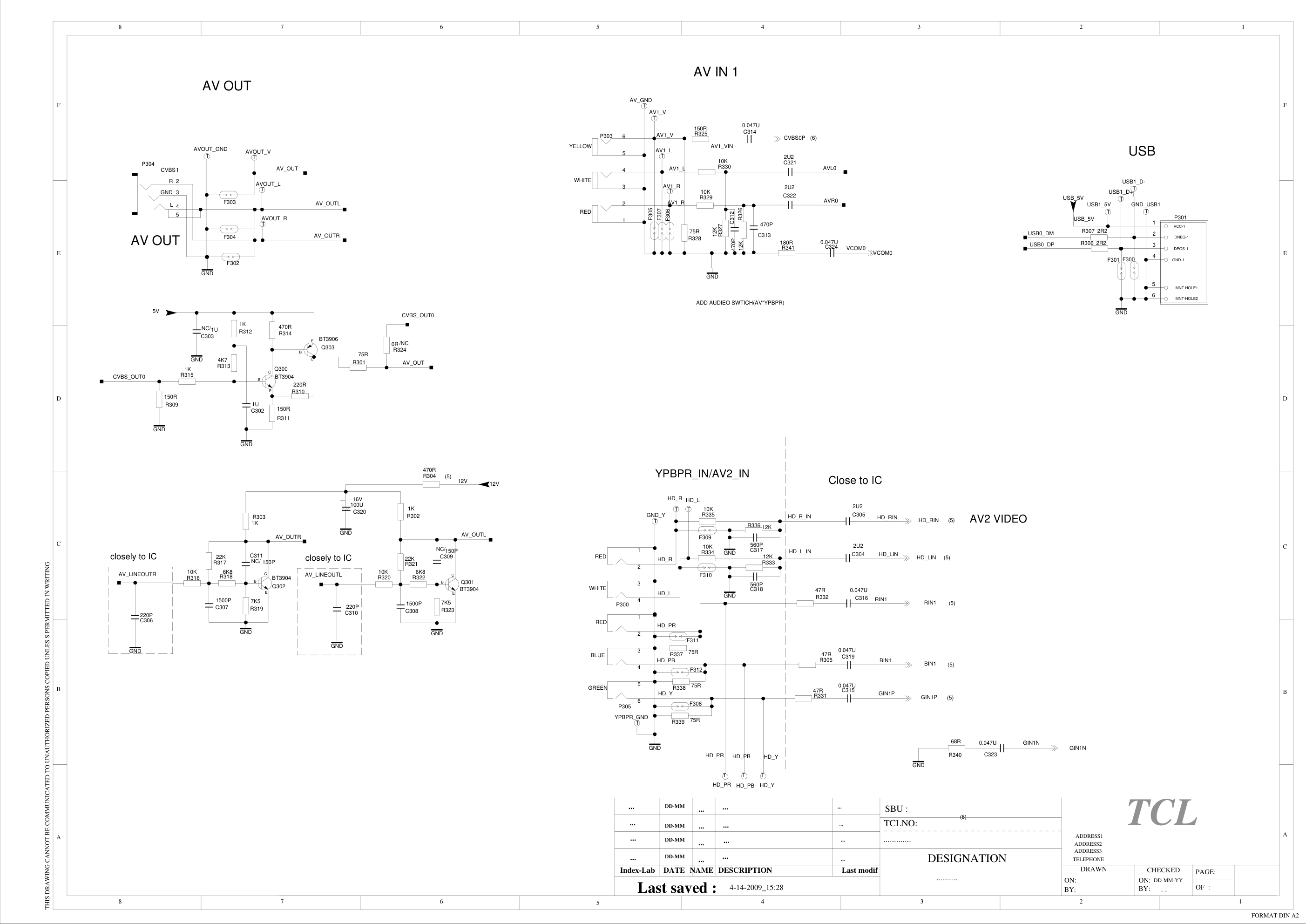 TCL 40-MS8812-MAE2HG主板电路原理图-3 TCL 40-MS8812-MAE2HG主板电路原理图-3