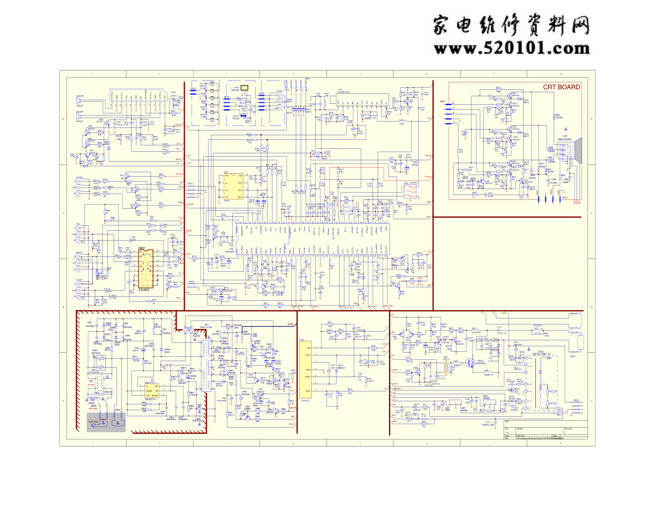 熊猫S29A905(J)彩电电路原理图-0