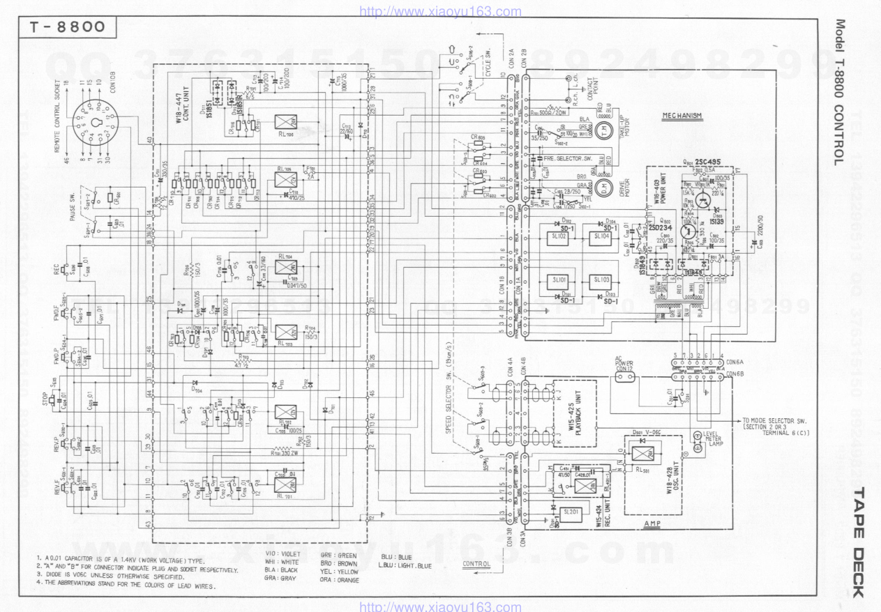 先锋PIONEER T-8800电路图-0