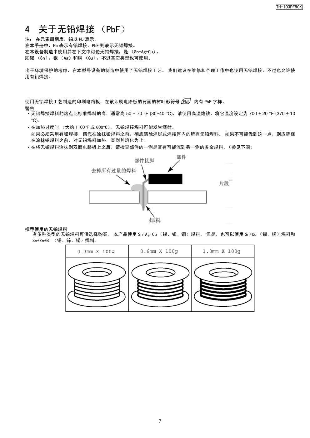 松下TH-103PF9CK等离子显示器维修手册-6