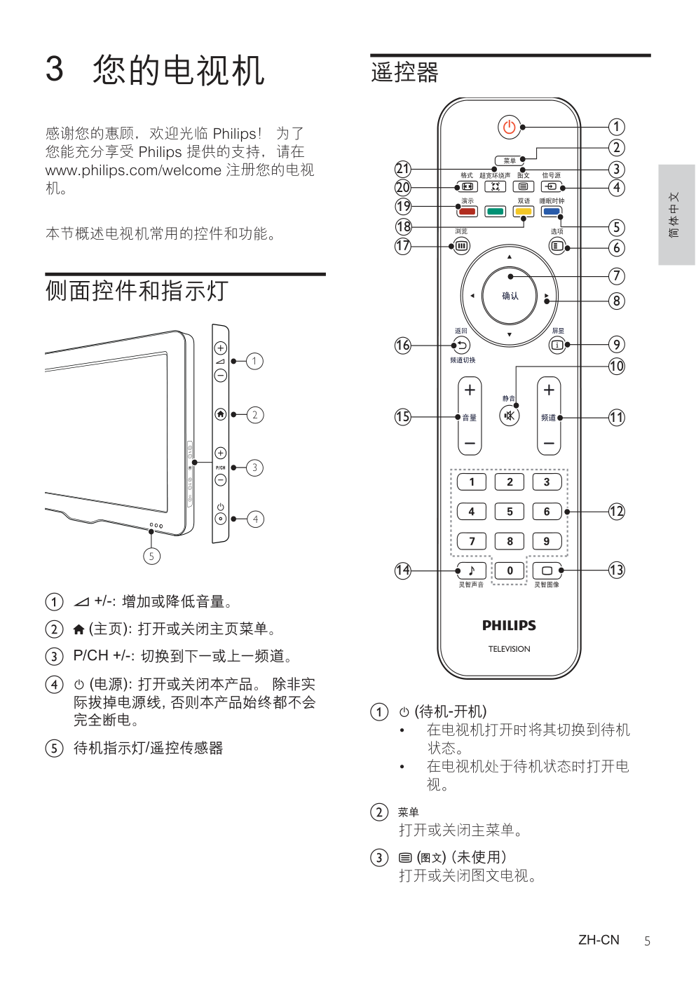 飞利浦427PFL360593液晶彩电使用说明书-6 飞利浦427PFL360593液晶彩电使用说明书-6