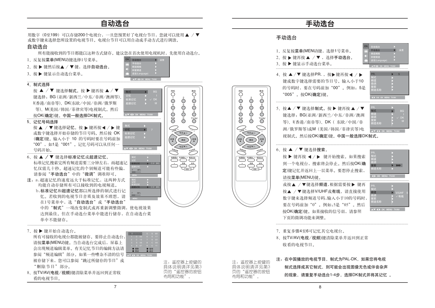 LG CT-21Q42EF彩电使用说明书-4 LG CT-21Q42EF彩电使用说明书-4