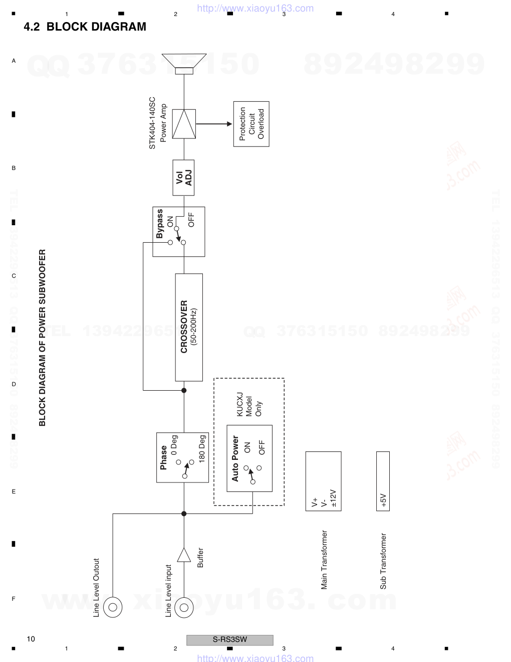 先锋PIONEER S-RS3SW电路图-9 先锋PIONEER S-RS3SW电路图-9