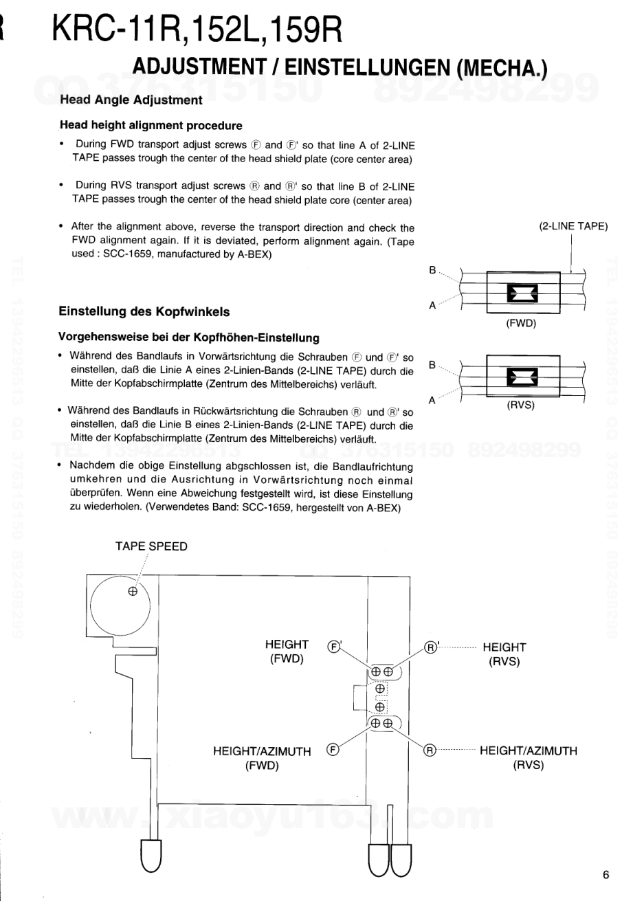 建伍KENWOOD KRC-159RA CD影碟播放机维修手册-5 建伍KENWOOD KRC-159RA CD影碟播放机维修手册-5
