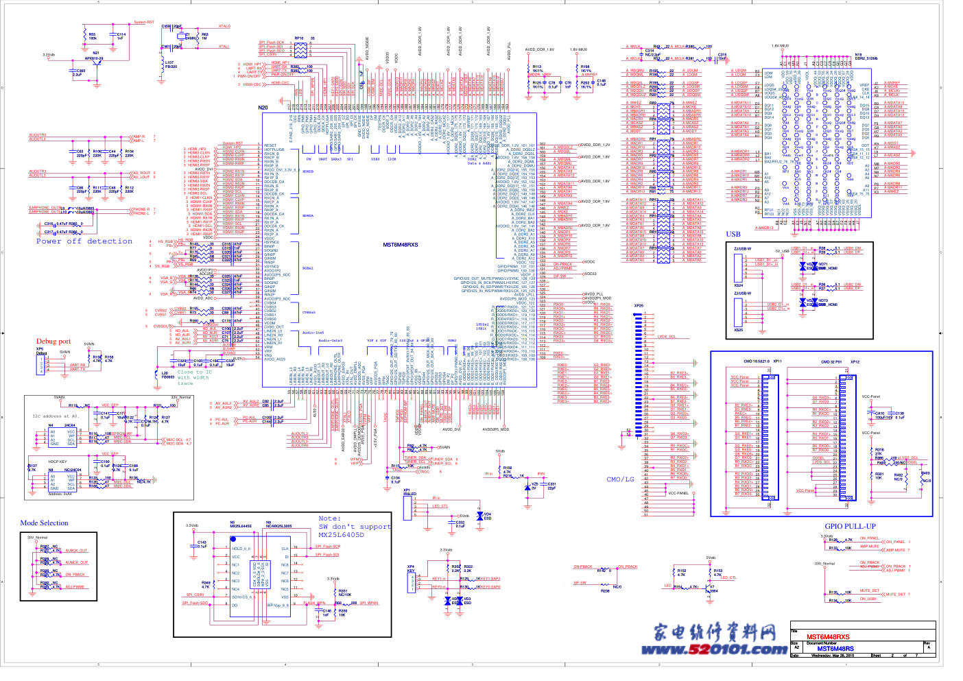 海信LED 24K16P液晶彩电(2242板)主板原理图-1 海信LED 24K16P液晶彩电(2242板)主板原理图-1