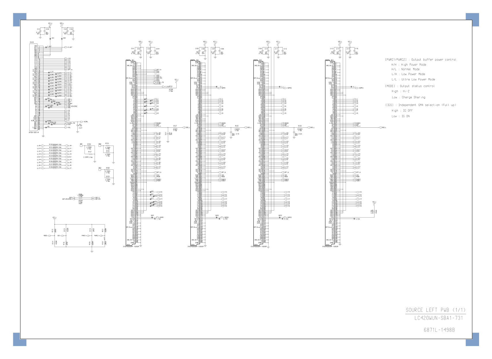 LG LC420WUN-SAA3-731(EN)逻辑板电路原理图-2 LG LC420WUN-SAA3-731(EN)逻辑板电路原理图-2