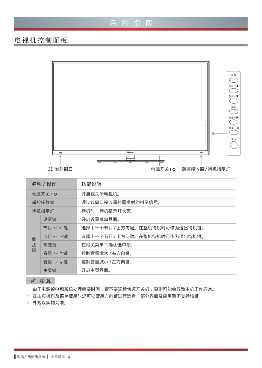 海信LED32EC320X3D液晶彩电使用说明书-9 海信LED32EC320X3D液晶彩电使用说明书-9