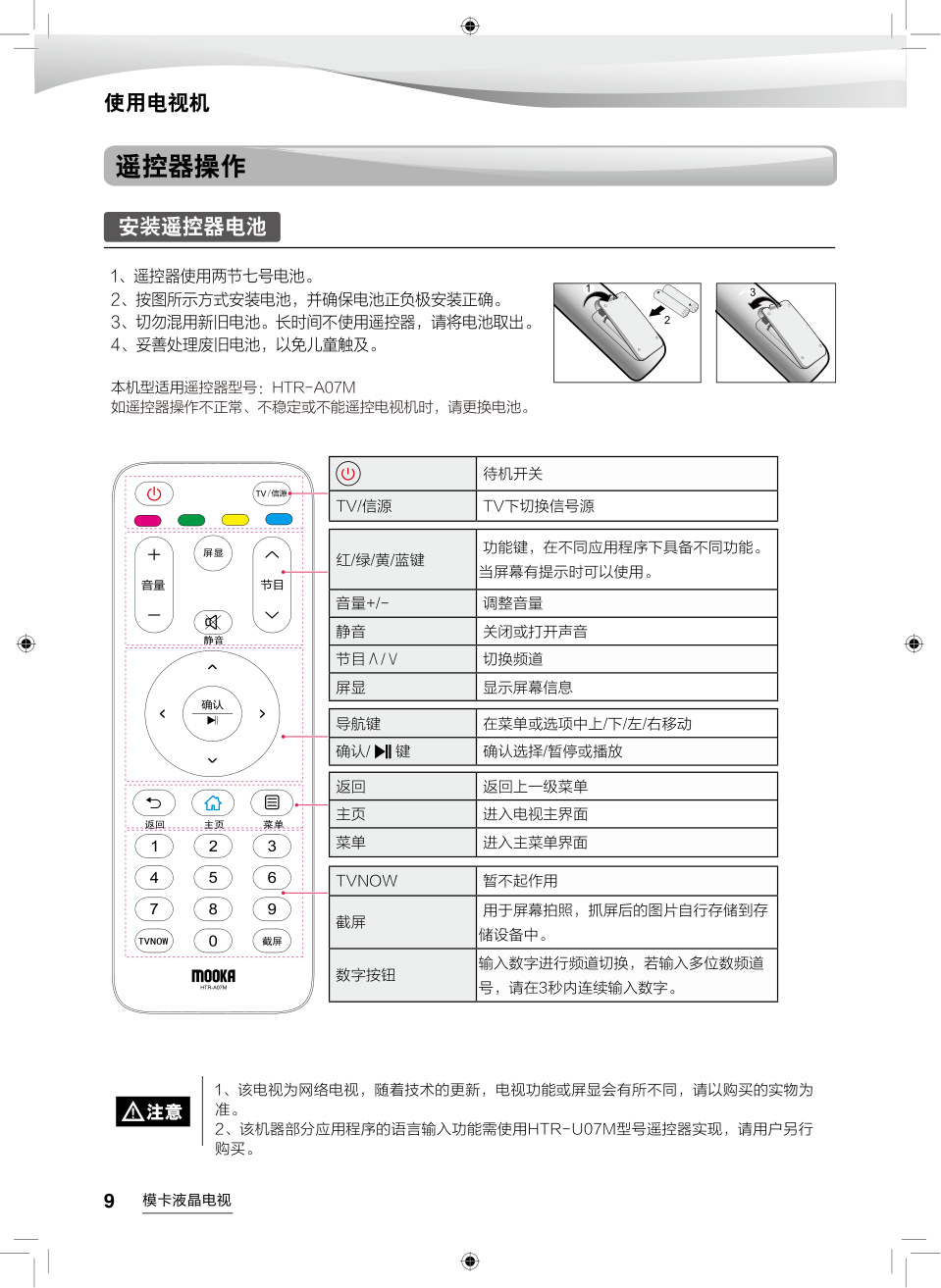 海尔55Q3M液晶彩电使用说明书-9 海尔55Q3M液晶彩电使用说明书-9