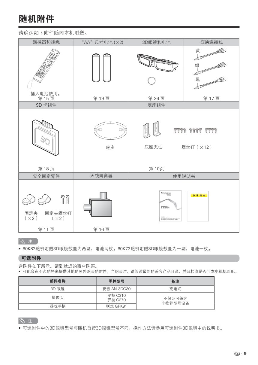 联想60K82液晶彩电使用说明书-8 联想60K82液晶彩电使用说明书-8