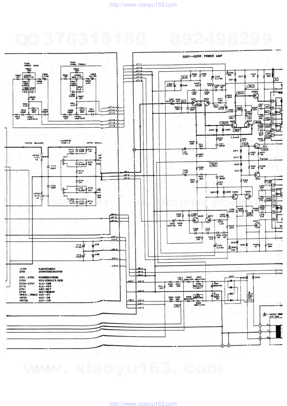先锋PIONEER SA-960音响电路图-2