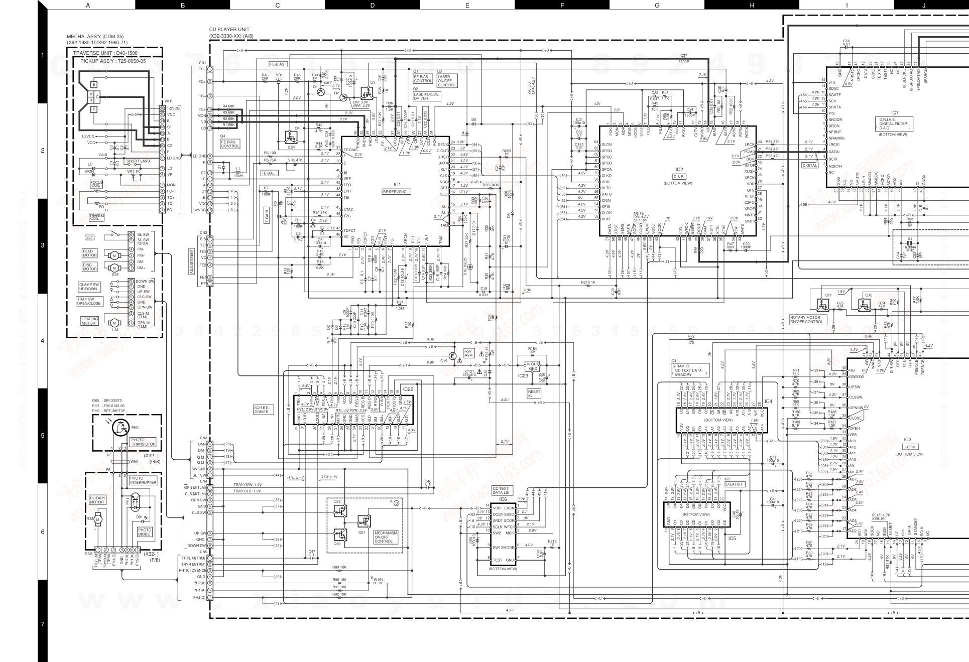 建伍KENWOOD DP-R7090 CD播放机维修手册-6 建伍KENWOOD DP-R7090 CD播放机维修手册-6