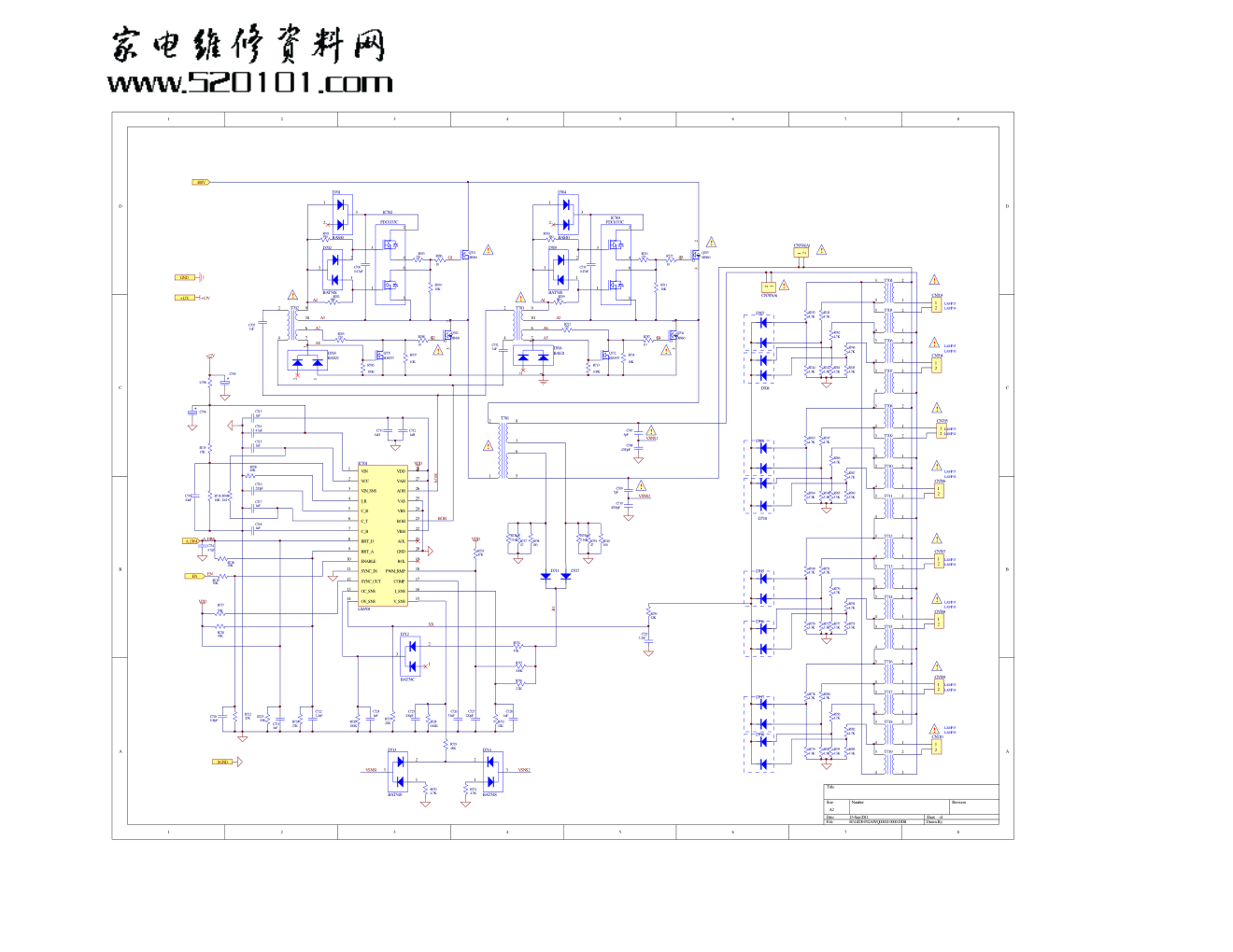 创维液晶168P-P42AWQ-02电源板电路原理图-1