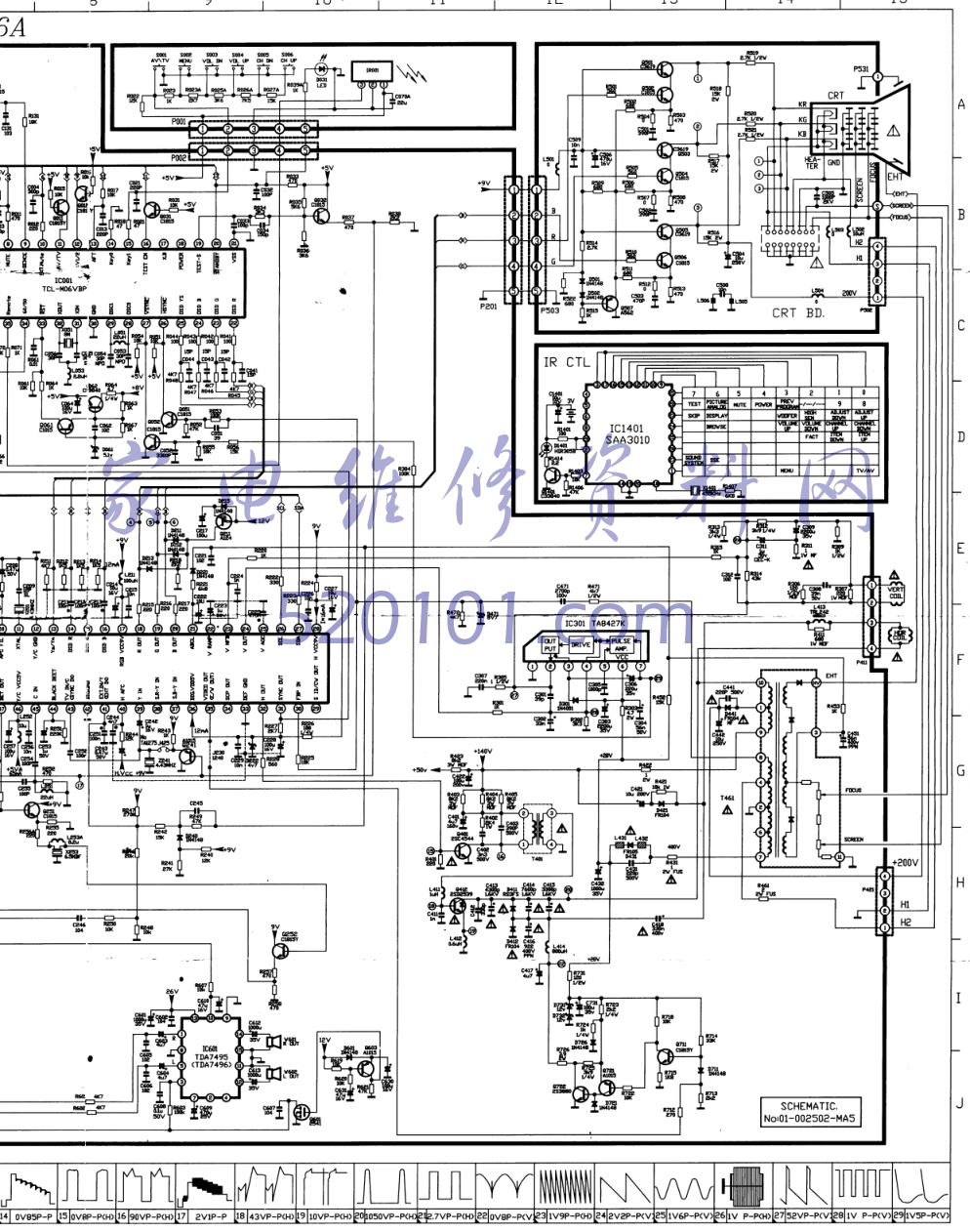 TCL 2502、2909B、2952B、2506A、2906A型机图纸-1