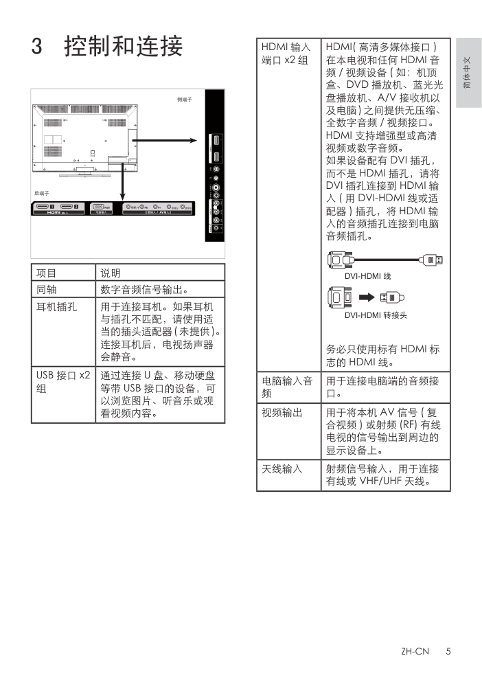 飞利浦42PFL3800T3液晶彩电使用说明书-6